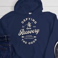 Custom Recovery Hoodie | Inspiring Sobriety |  Recovery - Defying The Odds