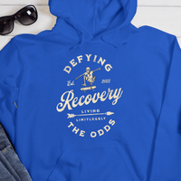 Custom Recovery Hoodie | Inspiring Sobriety |  Recovery - Defying The Odds