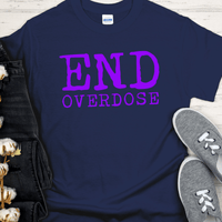 Custom Recovery T-Shirt | Inspiring Sobriety |  End Overdose