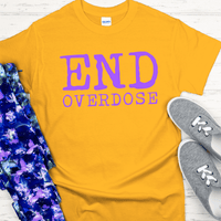 Custom Recovery T-Shirt | Inspiring Sobriety |  End Overdose