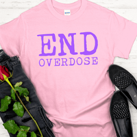 Custom Recovery T-Shirt | Inspiring Sobriety |  End Overdose
