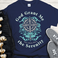 Custom Recovery T-Shirt | Inspiring Sobriety | God Grant Me The Serenity