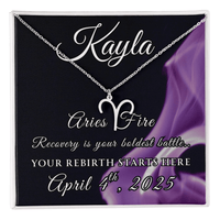 Custom Zodiac Recovery Necklace | Inspiring Sobriety