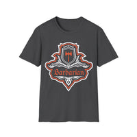 D&D Barbarian Class Fancy Emblem T-Shirt
