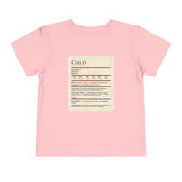D&D Toddler Shirt Child Stat Block