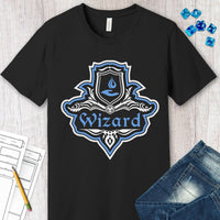 D&D Wizard Class Fancy Emblem T-Shirt