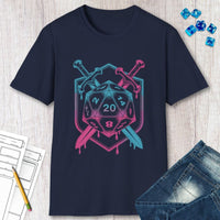 D20 Dice Sword Crest T-Shirt
