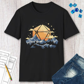 D20 Sun Landscape Blue Orange