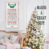 Dasher Dancer Prancer - Canvas