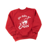 We Ride at Dawn - (Choose Your Mower) - Child Sweater