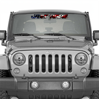 American Flag Windshield Banner