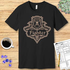 DnD Fighter Class Emblem T-Shirt