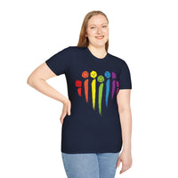 DnD Pride Shirt with Dice Rainbow