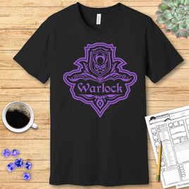 DnD Warlock Class Emblem T-Shirt