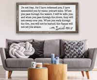 Do Not Fear Isaiah 43 - Canvas