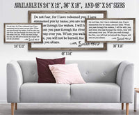 Do Not Fear Isaiah 43 - Canvas