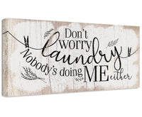 Don't Worry Laundry - Canvas