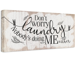 Don't Worry Laundry - Canvas