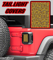 Yellow ducks Taillight cover decal