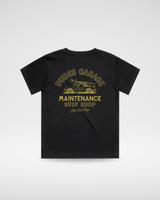 DUDES GARAGE TEE - BLACK