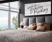 Easy Like Sunday Morning - Canvas