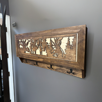 Coat Rack Hidden Gun Storage - Moose In The Woods