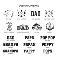 Father's Day - Embroidered Heavyweight HOODIE - Choose Your Design