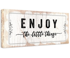 Enjoy The Little Things - Canvas
