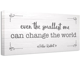 Even The Smallest One Can Change the World - Canvas
