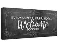 Every Family Has A Story - Canvas