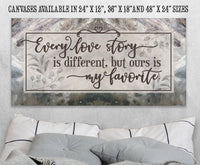 Every Love Story Is Beautiful - Canvas