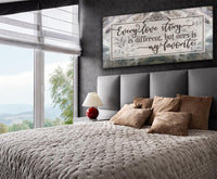 Every Love Story Is Beautiful - Canvas