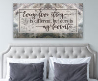 Every Love Story Is Beautiful - Canvas