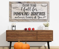 Every Year I Fall For - Canvas