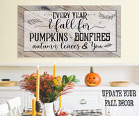 Every Year I Fall For - Canvas