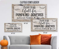 Every Year I Fall For - Canvas