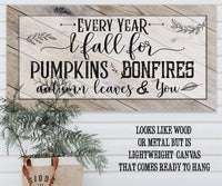 Every Year I Fall For - Canvas