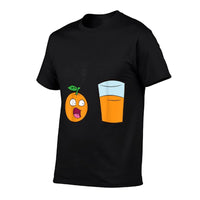Is That You Bro Kawaii Fruit Funny Orange Juice  Summer-ready Fabric T-Shirt