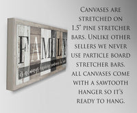 Family Is Always Having Someone to Love - Canvas