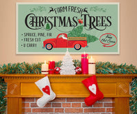Farm Fresh Christmas Trees - Canvas