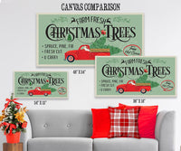 Farm Fresh Christmas Trees - Canvas
