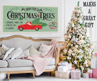 Farm Fresh Christmas Trees - Canvas