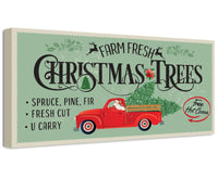 Farm Fresh Christmas Trees - Canvas