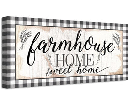 Farmhouse Home Sweet Home - Canvas