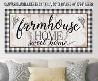 Farmhouse Home Sweet Home - Canvas