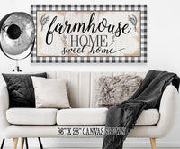 Farmhouse Home Sweet Home - Canvas