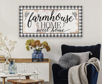 Farmhouse Home Sweet Home - Canvas
