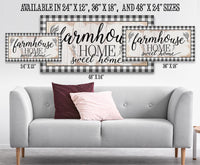 Farmhouse Home Sweet Home - Canvas