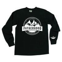 Fatherhood - The Greatest Adventure (wd) - Long Sleeve Comfort Colors Tee