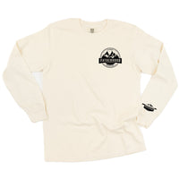 Fatherhood - The Greatest Adventure (wd) - Long Sleeve Comfort Colors Tee